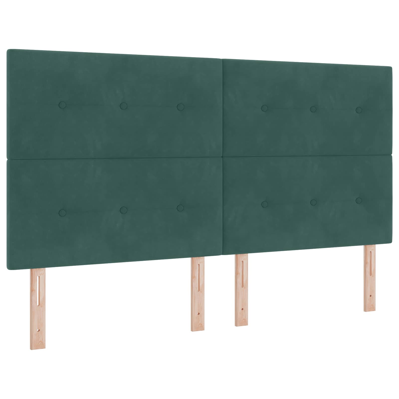 LED Hoofdbord met LED-stripverlichting Groen 180 cm Fluweel is nu te koop bij PeponiXL, paradijselijk wonen!