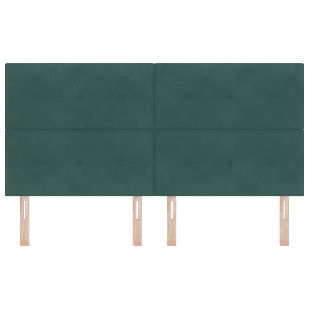 LED Hoofdbord met LED-stripverlichting Groen 180 cm Fluweel is nu te koop bij PeponiXL, paradijselijk wonen!