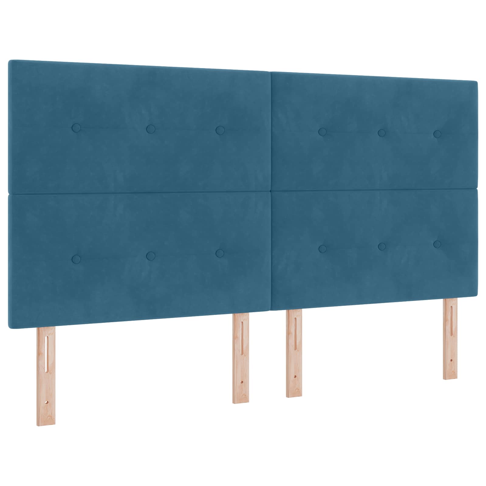 LED Hoofdbord met LED-stripverlichting Blauw 180 cm Fluweel is nu te koop bij PeponiXL, paradijselijk wonen!