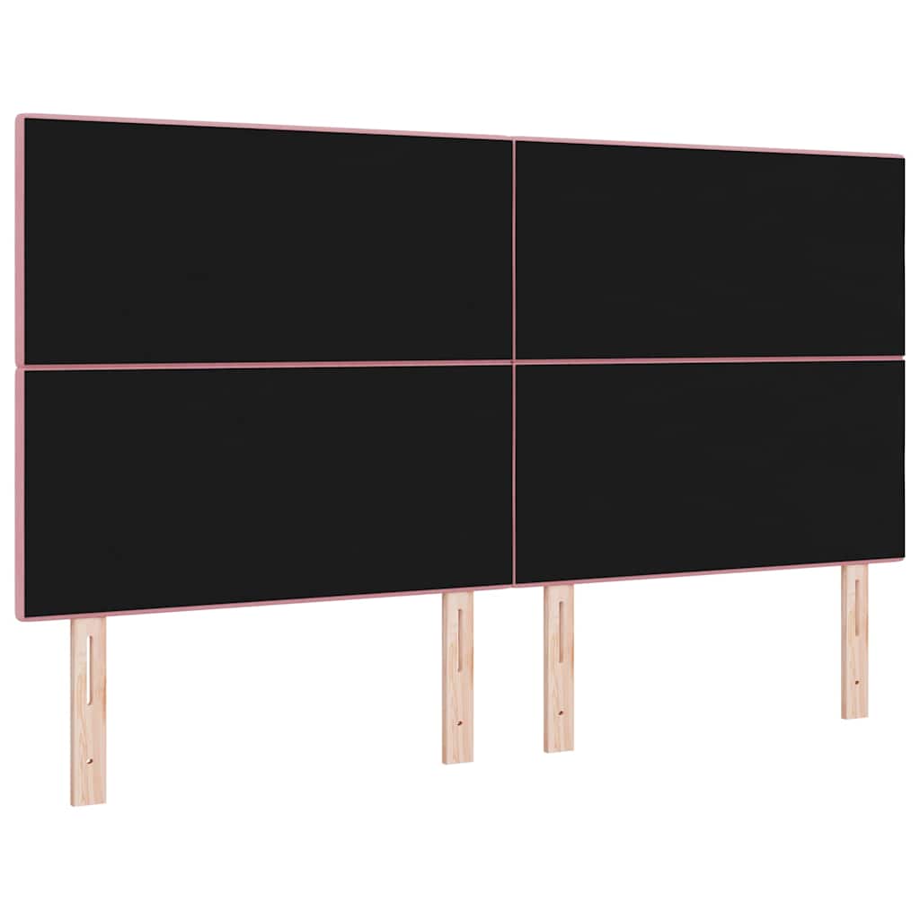 LED Hoofdbord met LED-stripverlichting Roze 180 cm Fluweel is nu te koop bij PeponiXL, paradijselijk wonen!