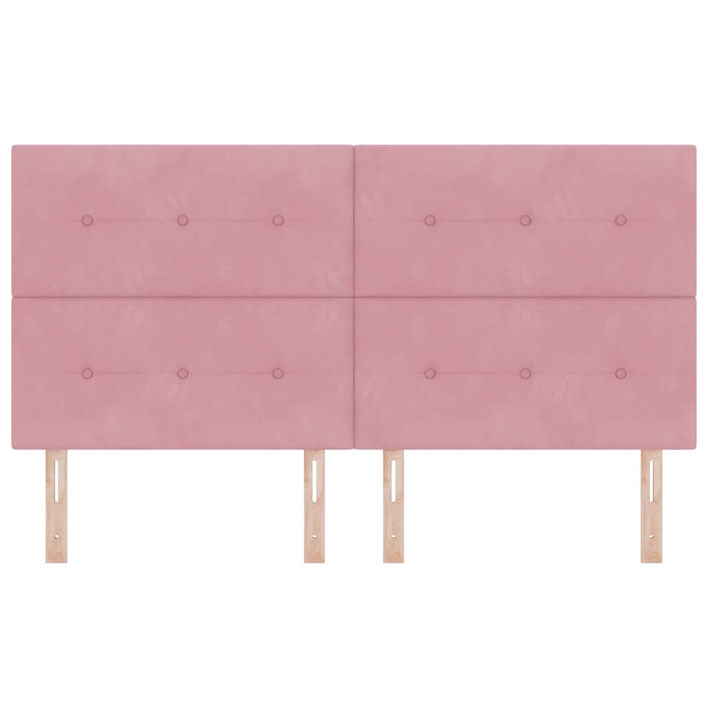 LED Hoofdbord met LED-stripverlichting Roze 180 cm Fluweel is nu te koop bij PeponiXL, paradijselijk wonen!