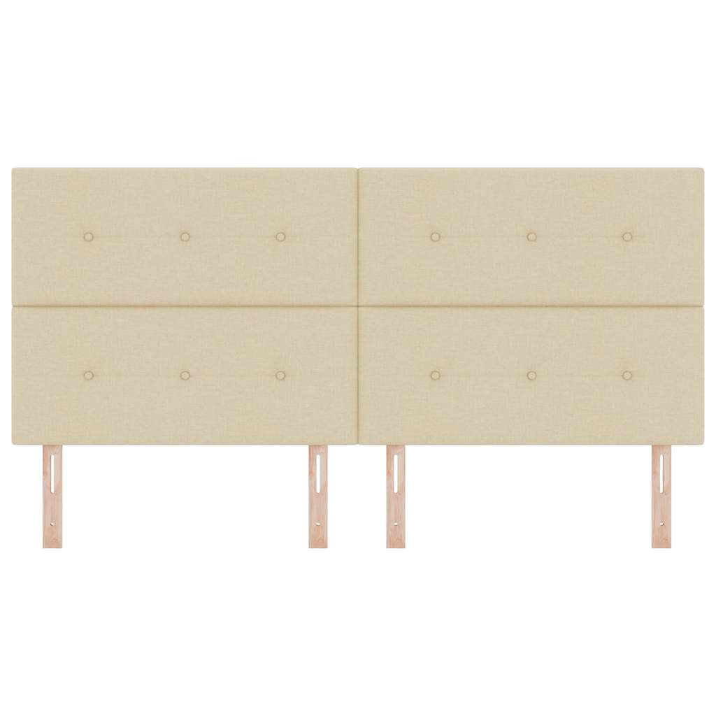 LED Hoofdbord met LED-stripverlichting Crème 200 cm Stof is nu te koop bij PeponiXL, paradijselijk wonen!