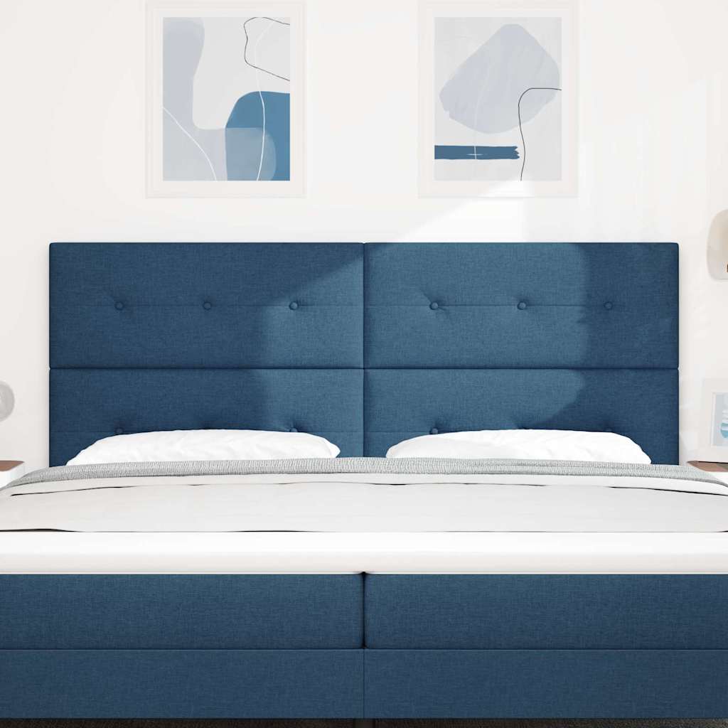 LED Hoofdbord met LED-stripverlichting Blauw 200 cm Stof is nu te koop bij PeponiXL, paradijselijk wonen!