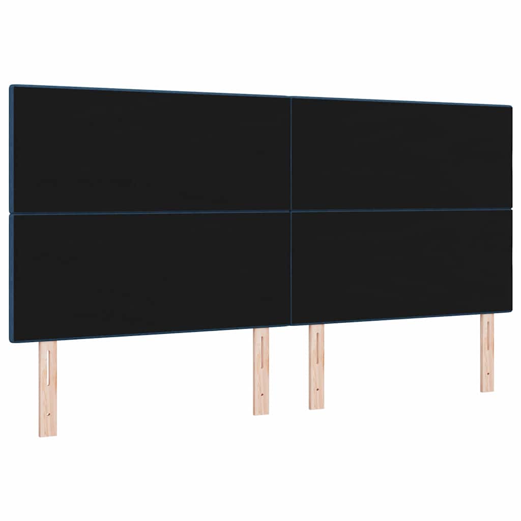 LED Hoofdbord met LED-stripverlichting Blauw 200 cm Stof is nu te koop bij PeponiXL, paradijselijk wonen!