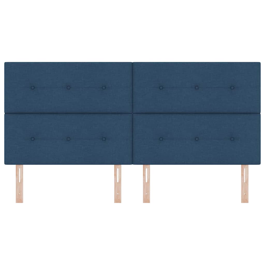 LED Hoofdbord met LED-stripverlichting Blauw 200 cm Stof is nu te koop bij PeponiXL, paradijselijk wonen!