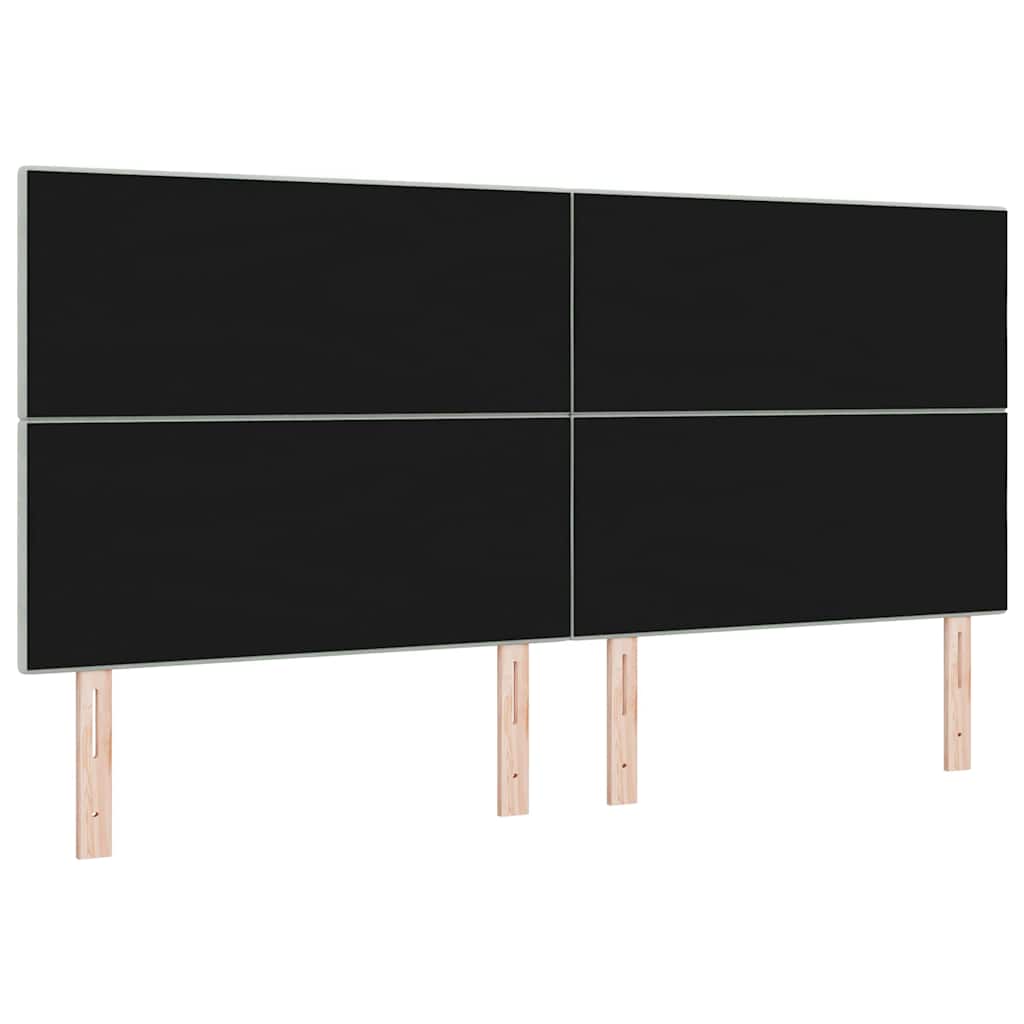 LED Hoofdbord Lichtgrijs 200 cm Fluweel is nu te koop bij PeponiXL, paradijselijk wonen!