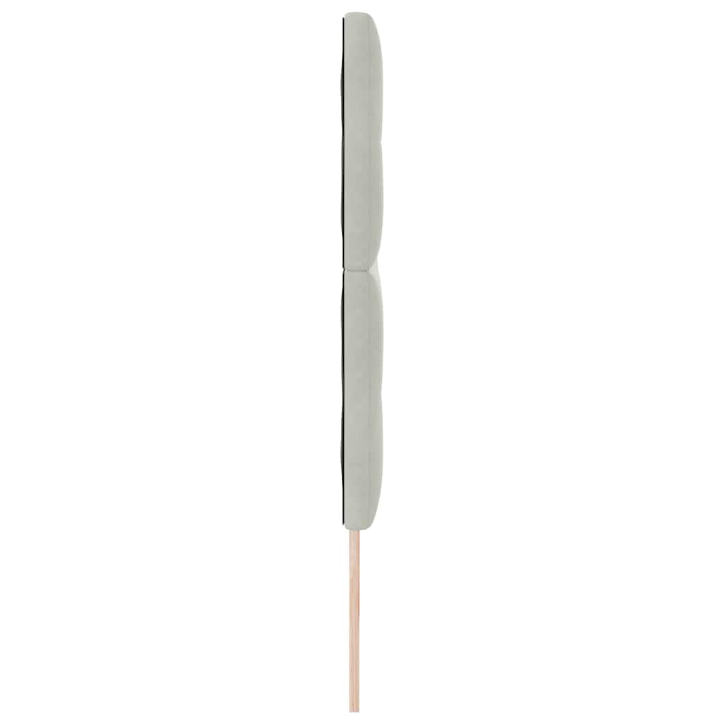 LED Hoofdbord Lichtgrijs 200 cm Fluweel is nu te koop bij PeponiXL, paradijselijk wonen!