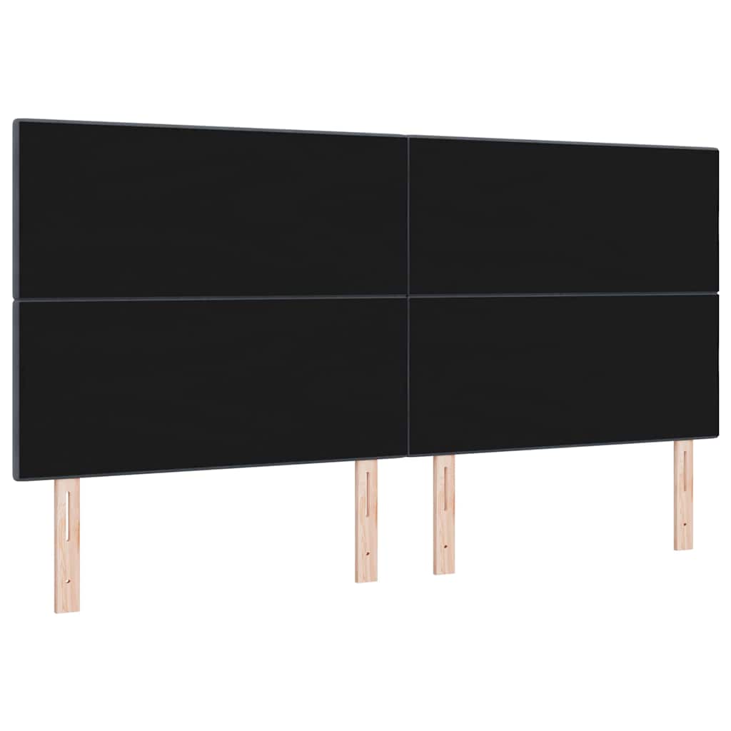LED Hoofdbord met LED-stripverlichting Grijs 200 cm Fluweel is nu te koop bij PeponiXL, paradijselijk wonen!
