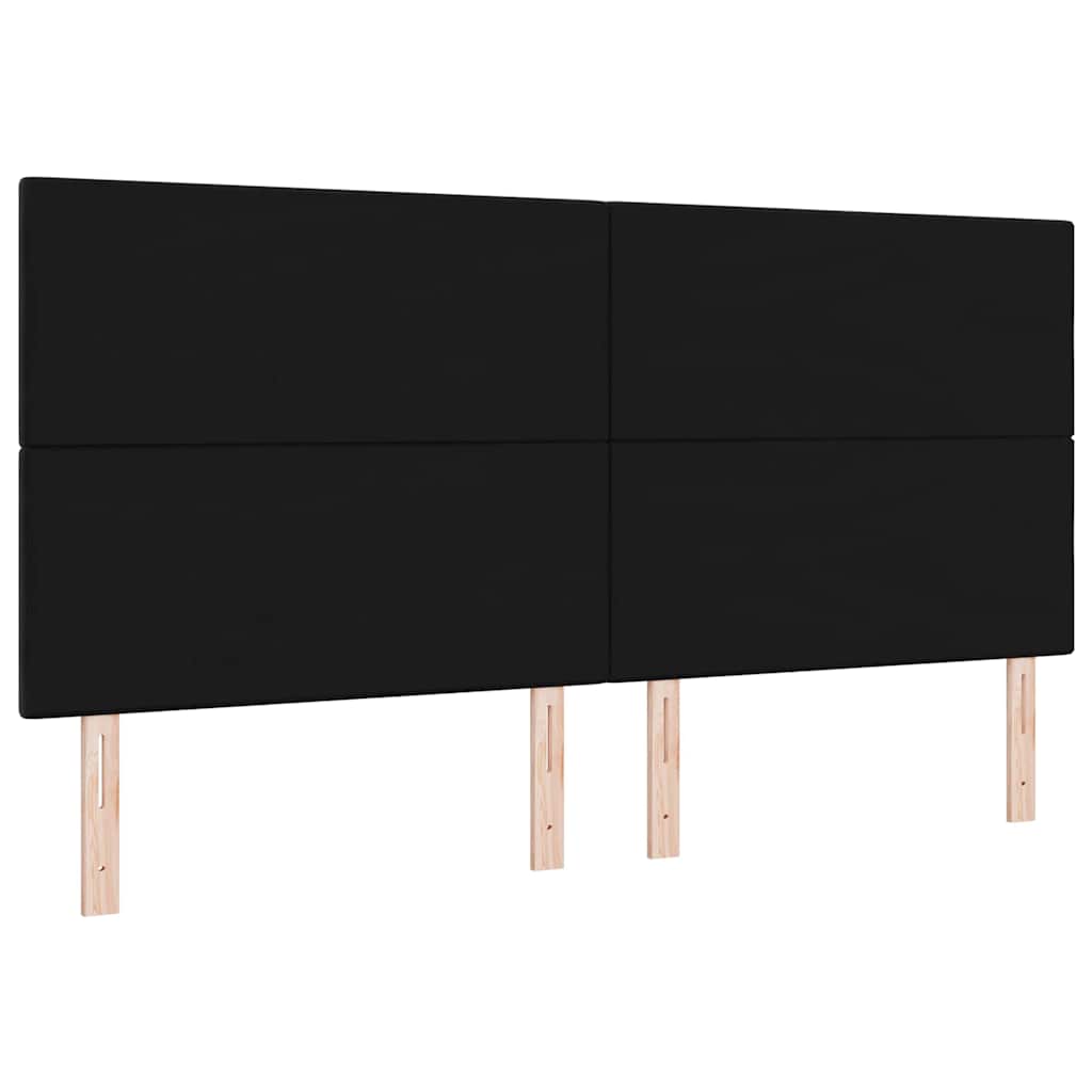 LED Hoofdbord met LED-stripverlichting Zwart 200 cm Fluweel is nu te koop bij PeponiXL, paradijselijk wonen!