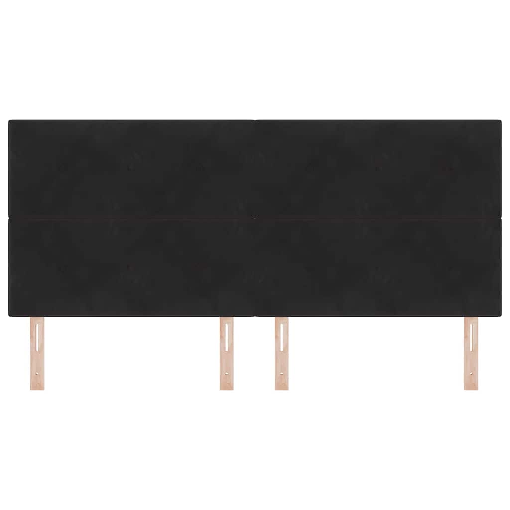 LED Hoofdbord met LED-stripverlichting Zwart 200 cm Fluweel is nu te koop bij PeponiXL, paradijselijk wonen!