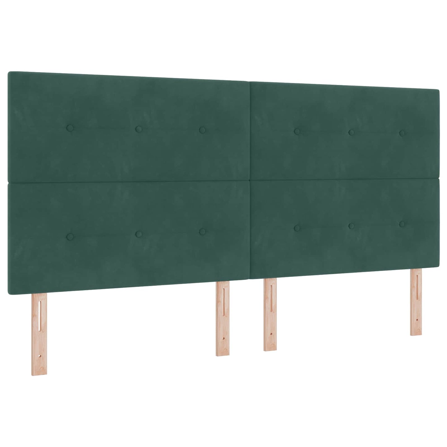 LED Hoofdbord met LED-stripverlichting Groen 200 cm Fluweel is nu te koop bij PeponiXL, paradijselijk wonen!