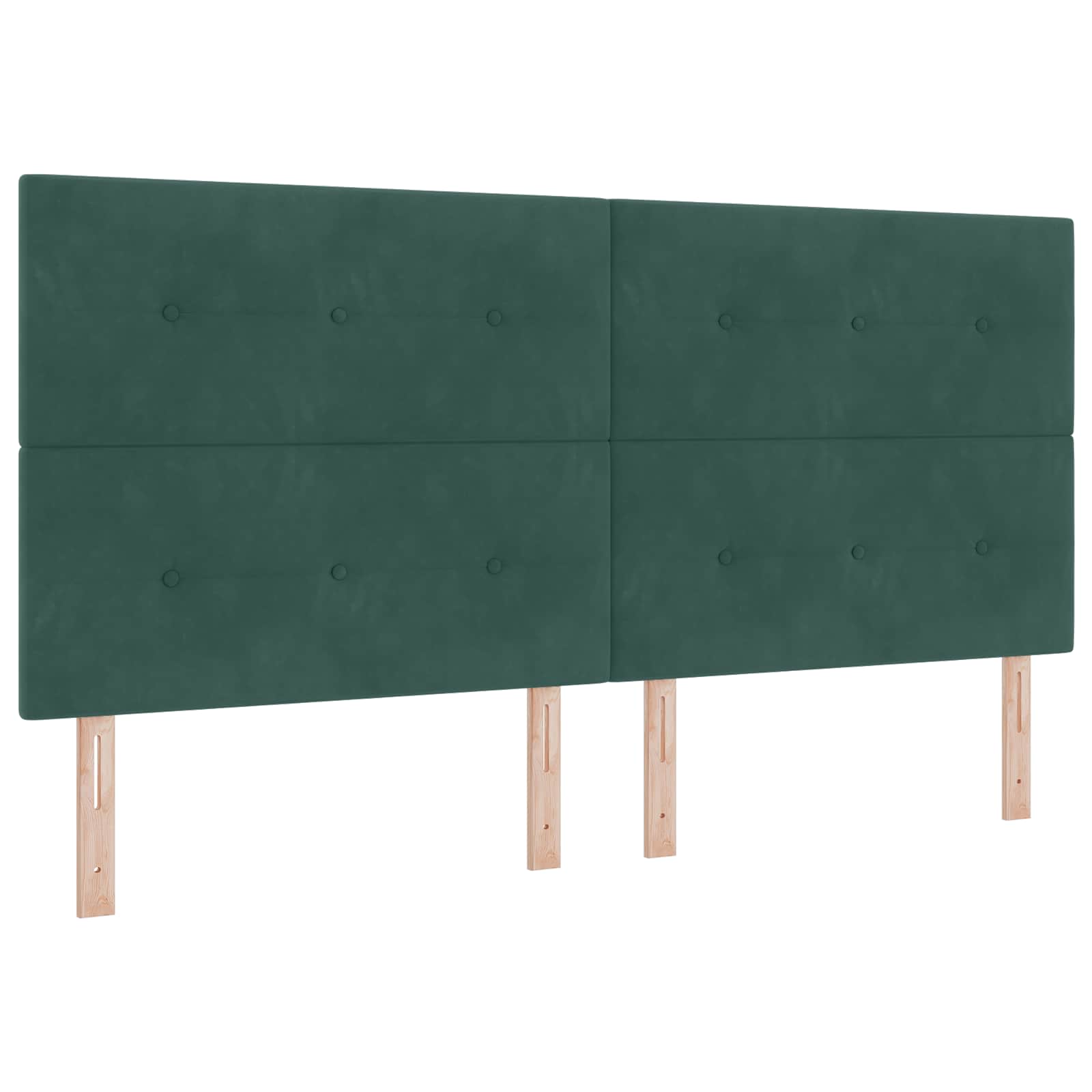 LED Hoofdbord met LED-stripverlichting Groen 200 cm Fluweel is nu te koop bij PeponiXL, paradijselijk wonen!