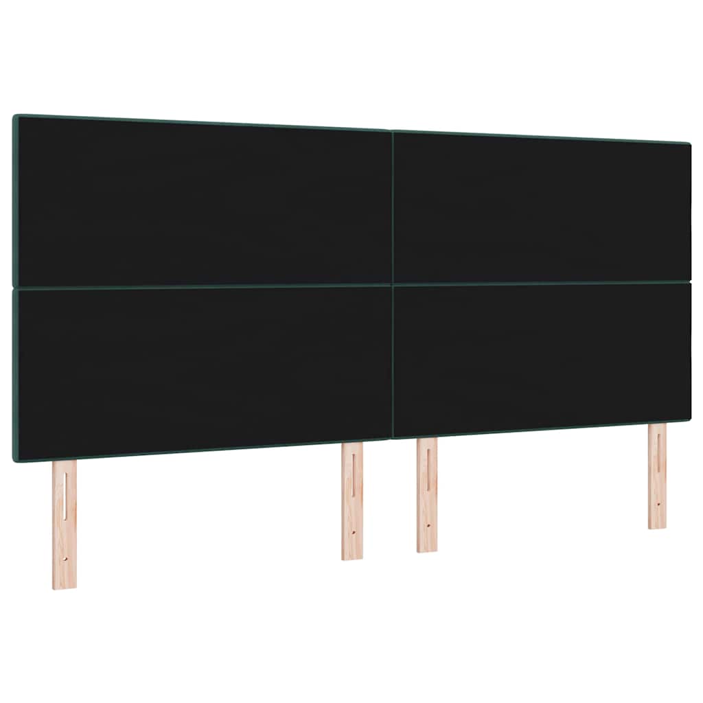LED Hoofdbord met LED-stripverlichting Groen 200 cm Fluweel is nu te koop bij PeponiXL, paradijselijk wonen!