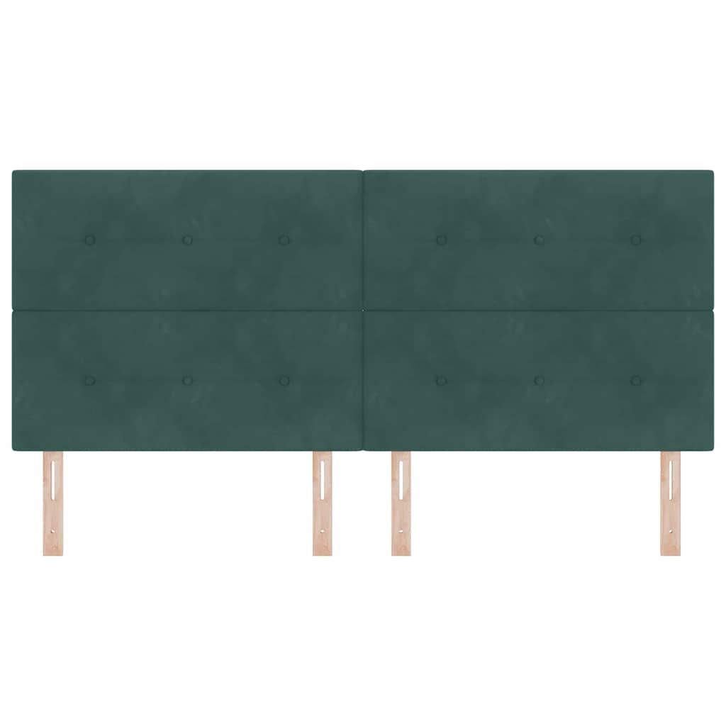 LED Hoofdbord met LED-stripverlichting Groen 200 cm Fluweel is nu te koop bij PeponiXL, paradijselijk wonen!