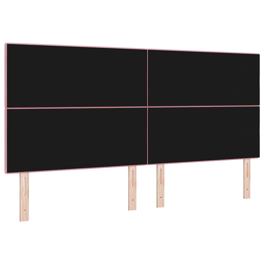 LED Hoofdbord met LED-stripverlichting Roze 200 cm Fluweel is nu te koop bij PeponiXL, paradijselijk wonen!