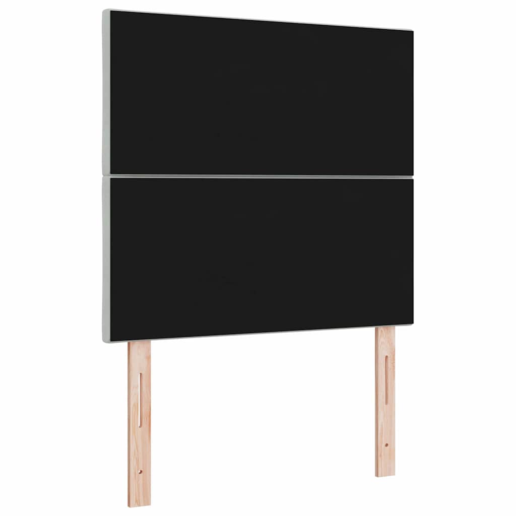 LED Hoofdbord Lichtgrijs 90 cm Fluweel is nu te koop bij PeponiXL, paradijselijk wonen!