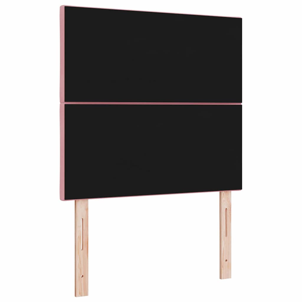 LED Hoofdbord Roze 90 cm Fluweel is nu te koop bij PeponiXL, paradijselijk wonen!