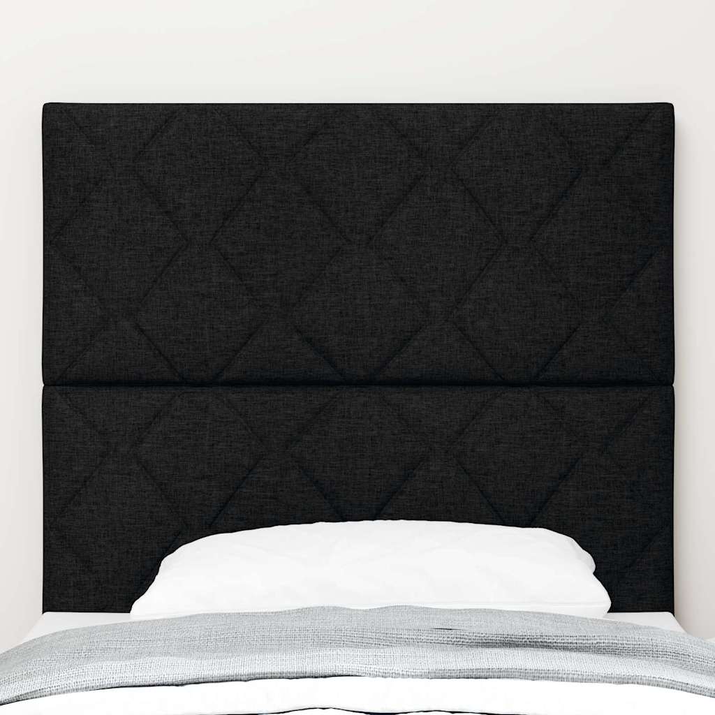 LED Hoofdbord Zwart 100 cm Stof is nu te koop bij PeponiXL, paradijselijk wonen!