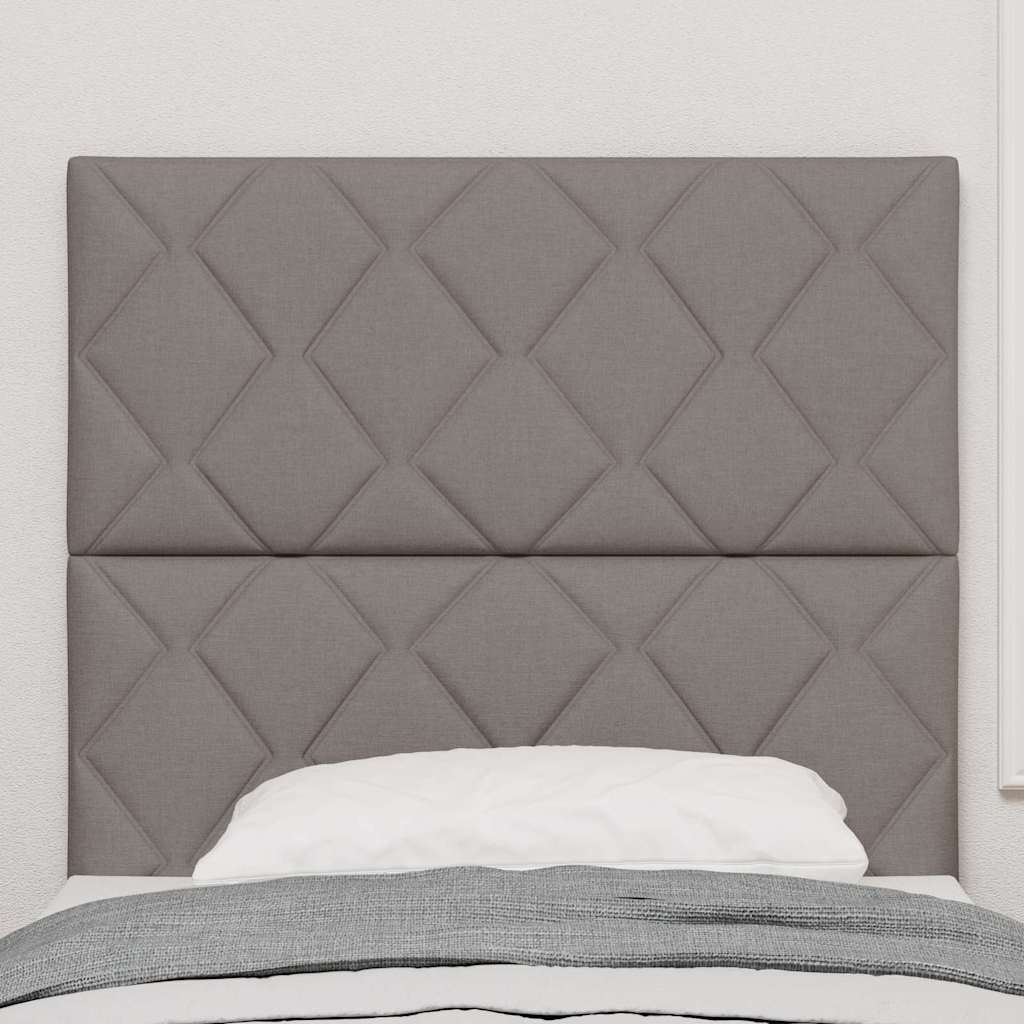 LED Hoofdbord Taupe 100 cm Stof is nu te koop bij PeponiXL, paradijselijk wonen!