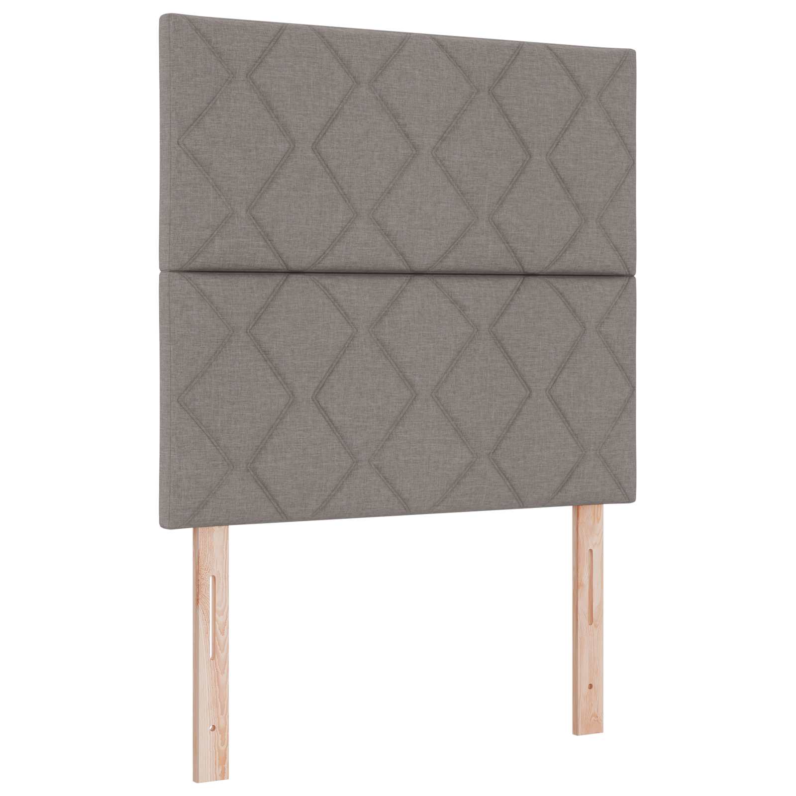 LED Hoofdbord Taupe 100 cm Stof is nu te koop bij PeponiXL, paradijselijk wonen!