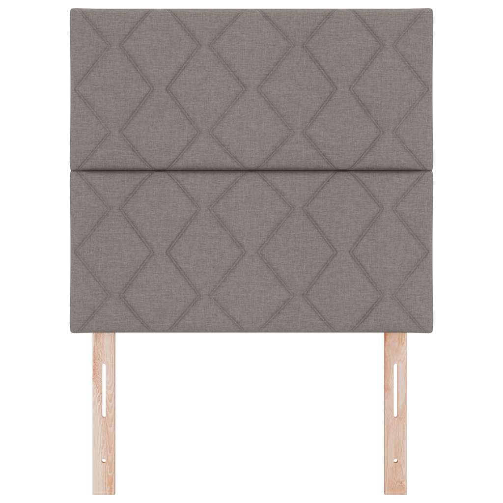 LED Hoofdbord Taupe 100 cm Stof is nu te koop bij PeponiXL, paradijselijk wonen!