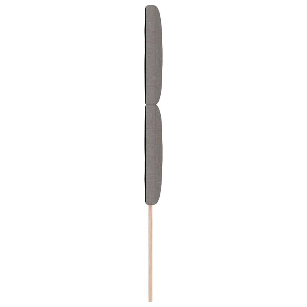 LED Hoofdbord Taupe 100 cm Stof is nu te koop bij PeponiXL, paradijselijk wonen!