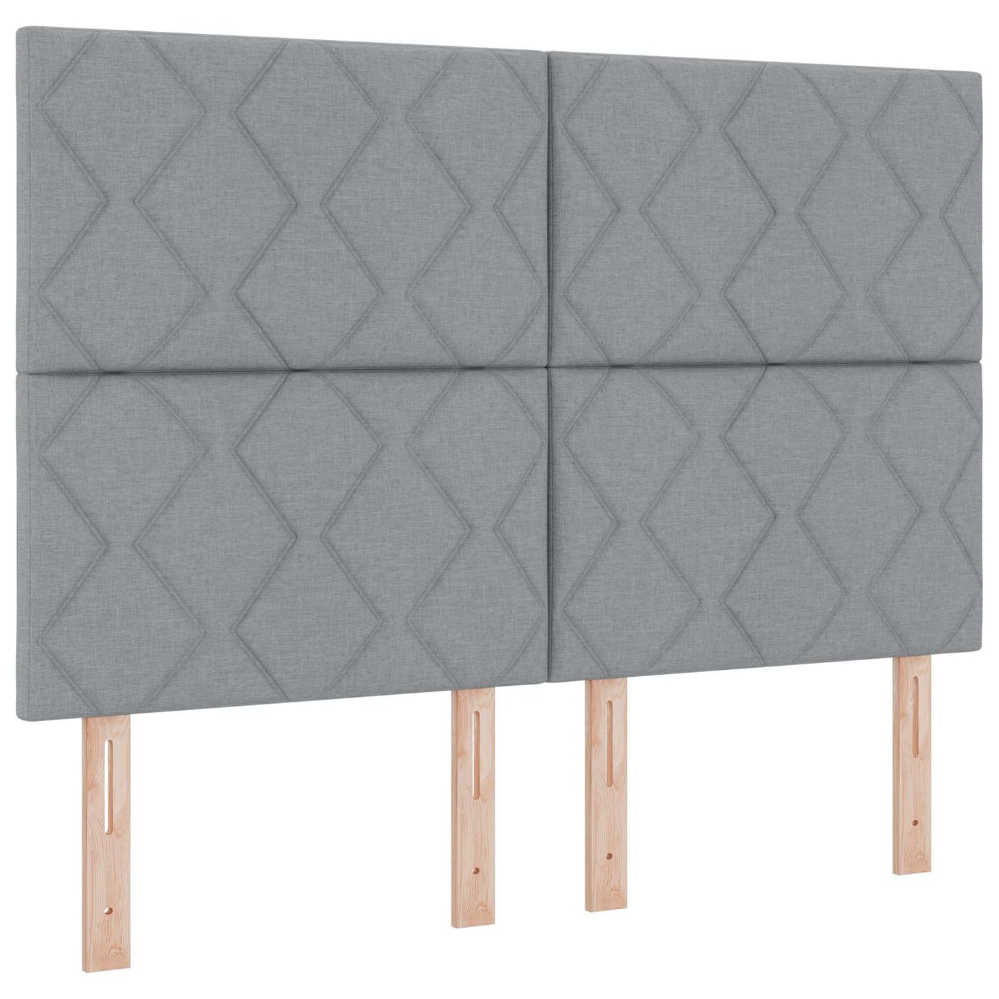 LED Hoofdbord Lichtgrijs 160 cm Stof is nu te koop bij PeponiXL, paradijselijk wonen!