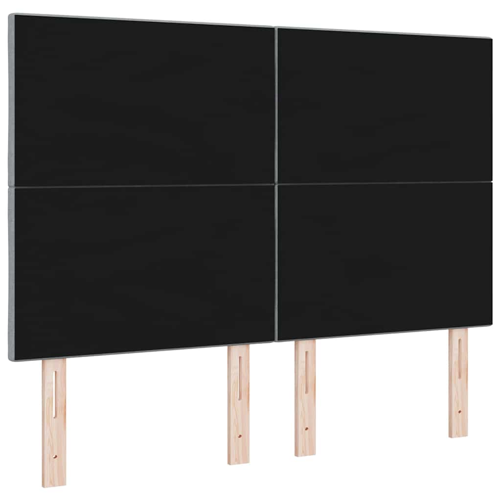 LED Hoofdbord Lichtgrijs 160 cm Stof is nu te koop bij PeponiXL, paradijselijk wonen!