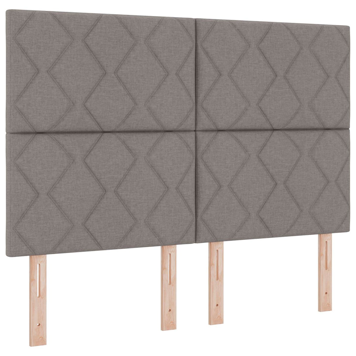 LED Hoofdbord Taupe 160 cm Stof is nu te koop bij PeponiXL, paradijselijk wonen!