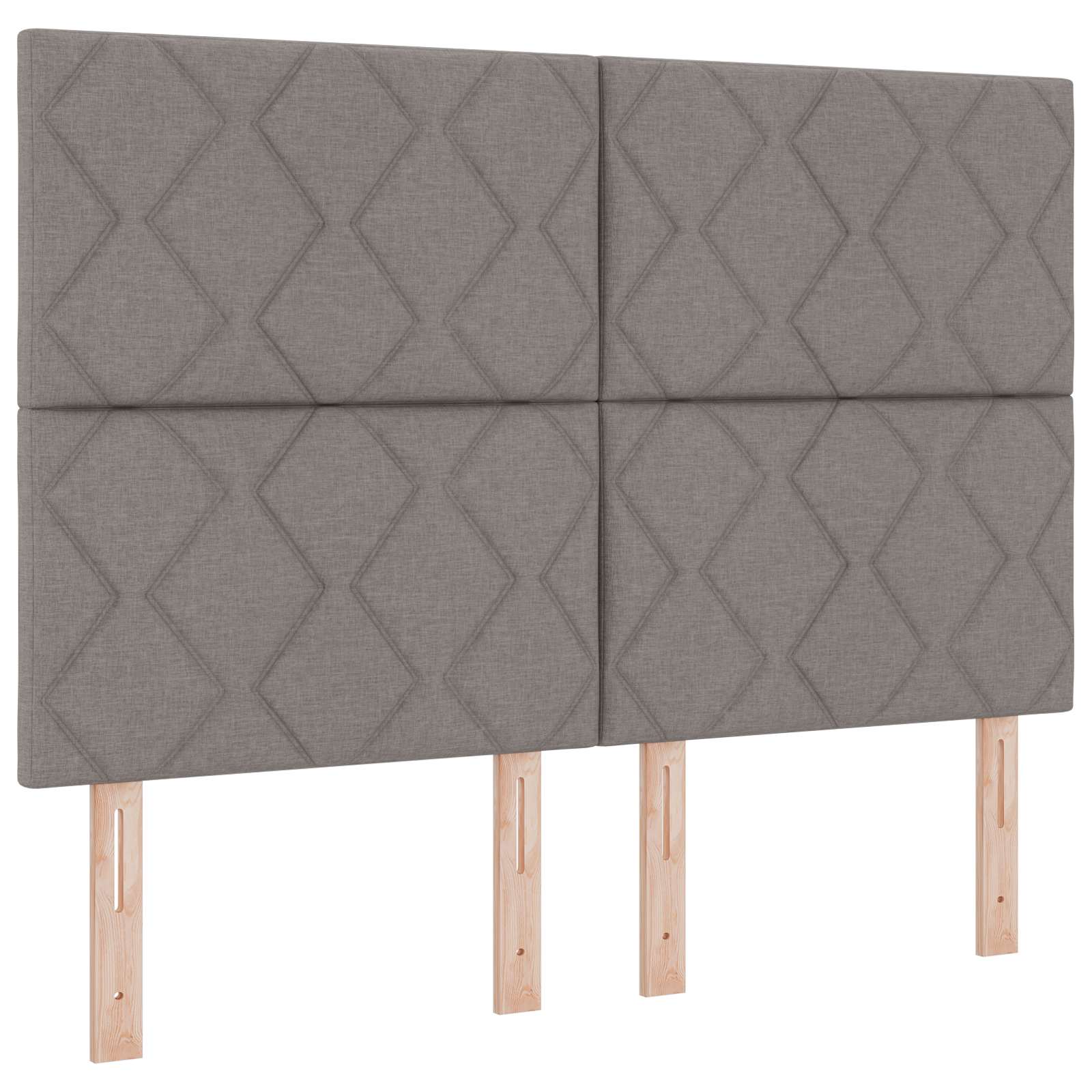 LED Hoofdbord Taupe 160 cm Stof is nu te koop bij PeponiXL, paradijselijk wonen!