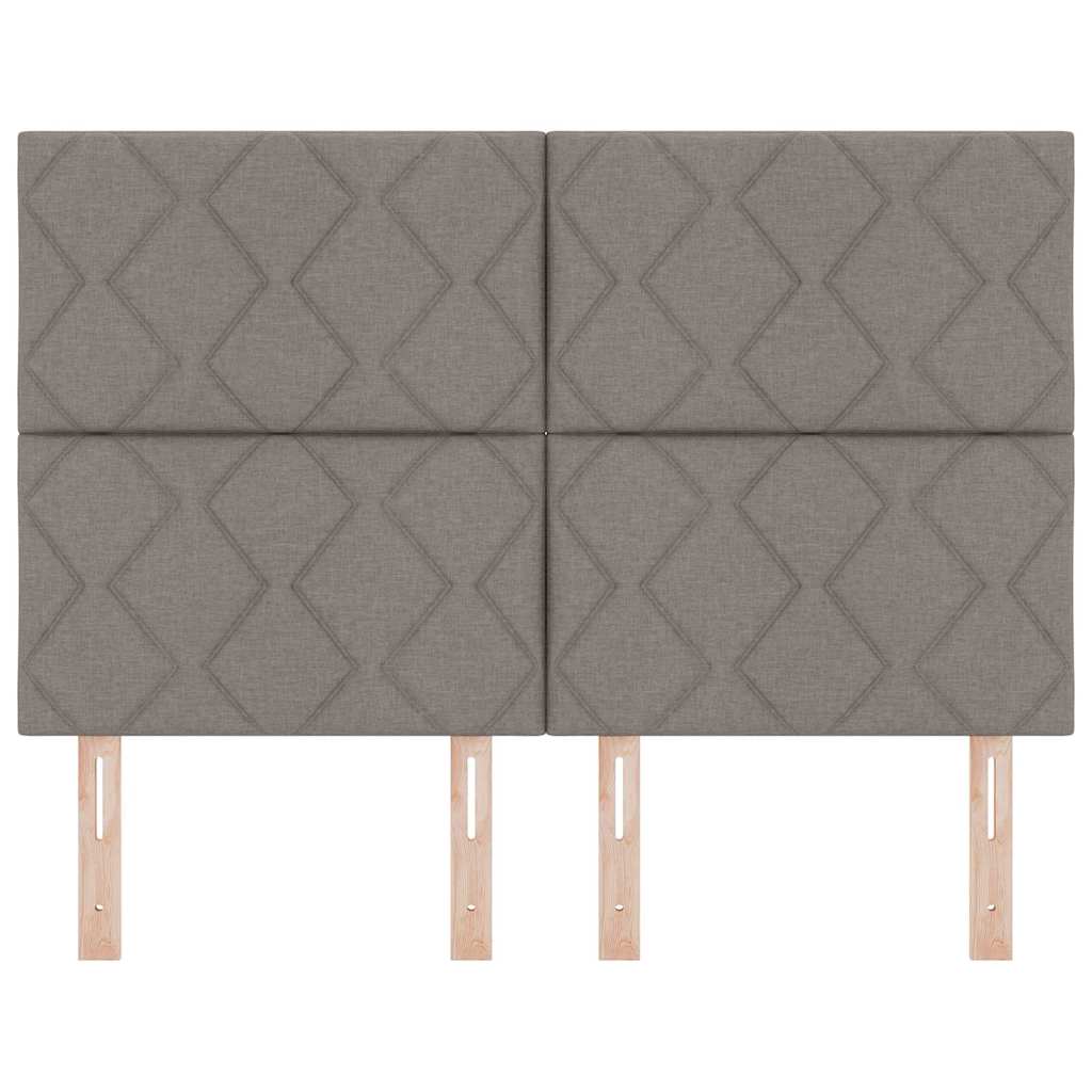 LED Hoofdbord Taupe 160 cm Stof is nu te koop bij PeponiXL, paradijselijk wonen!