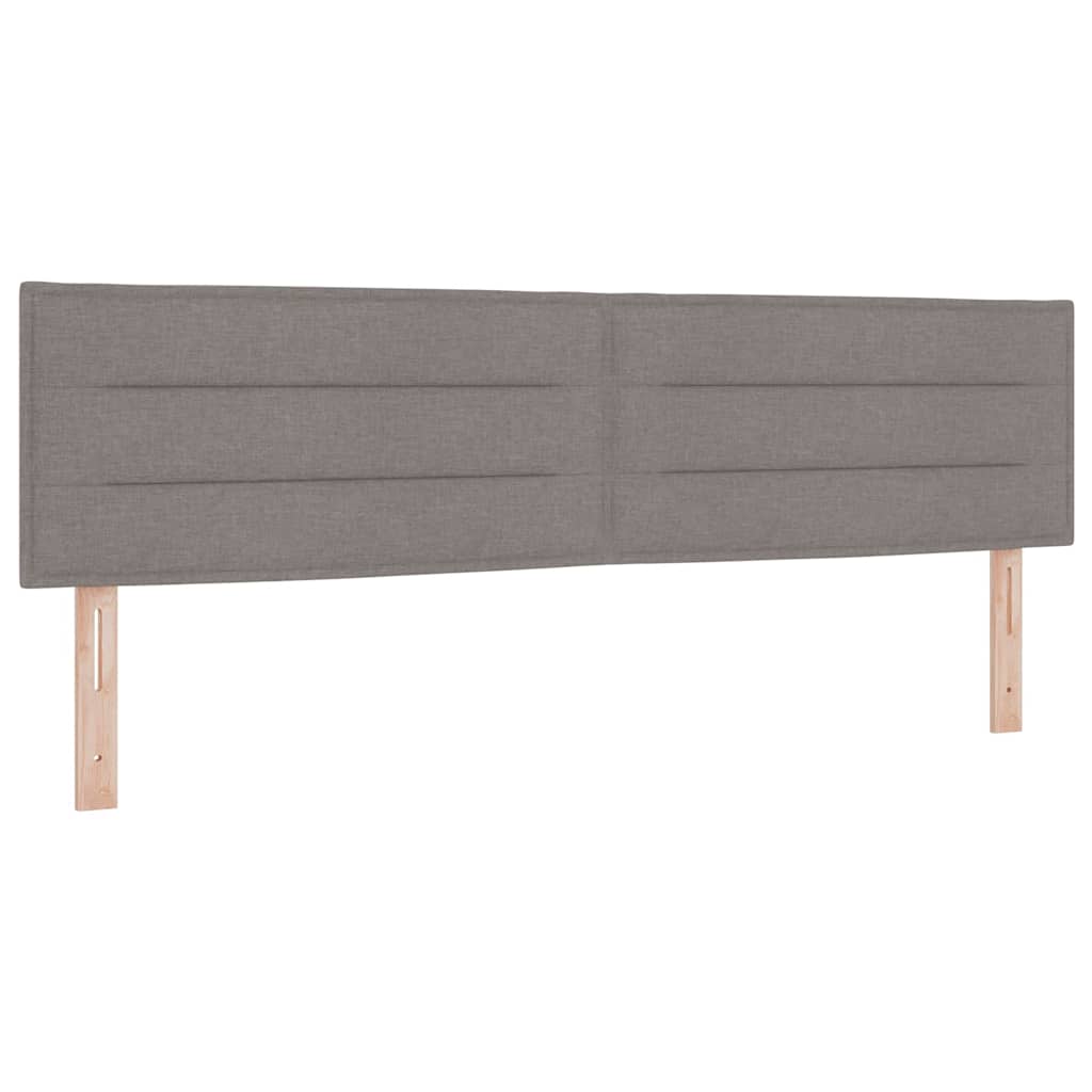 Boxspringbed met matras met hoofdeinde Taupe 180 x 200 cm Stof is nu te koop bij PeponiXL, paradijselijk wonen!