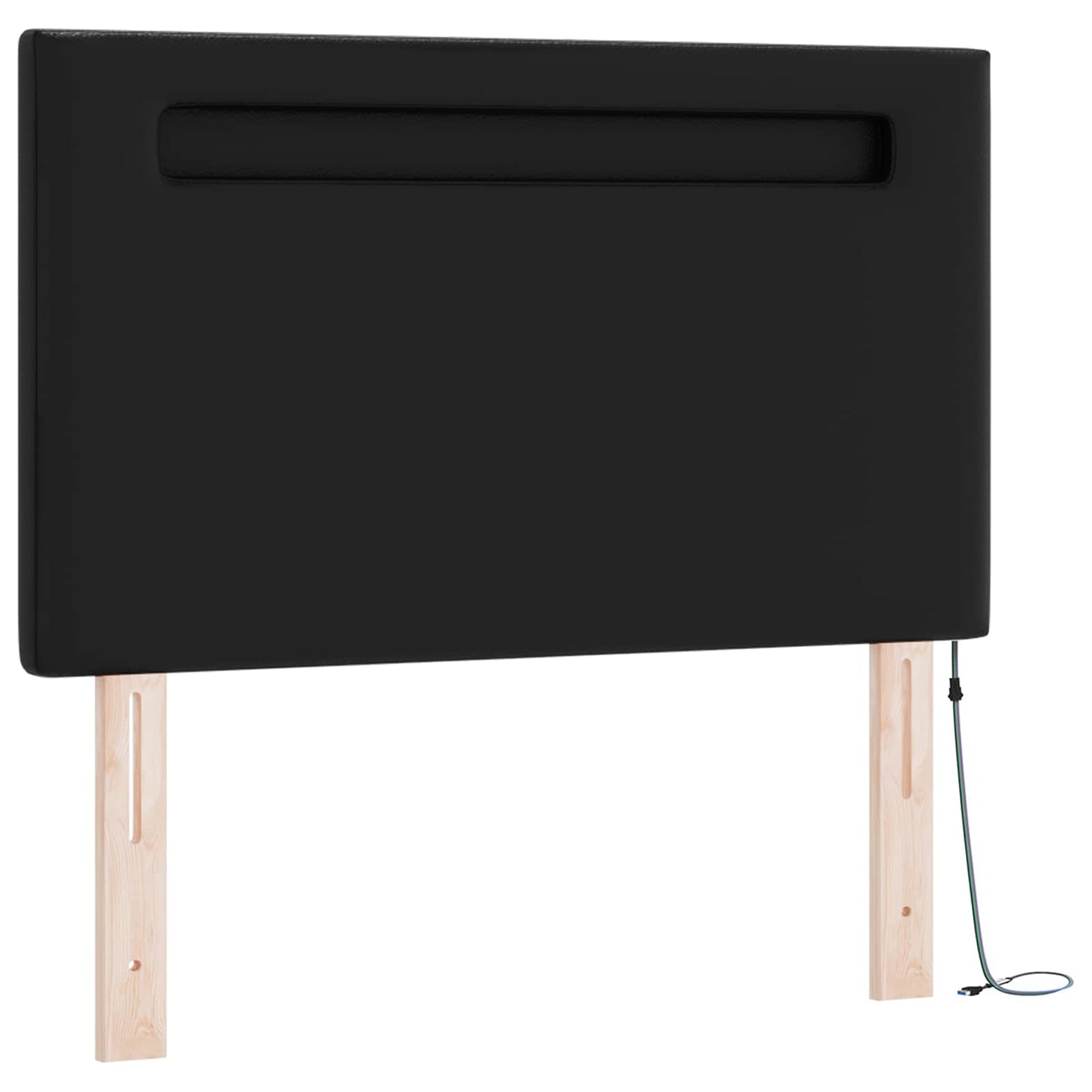 Boxspringbed met matras Zwart 90 x 190 cm Kunstleer is nu te koop bij PeponiXL, paradijselijk wonen!