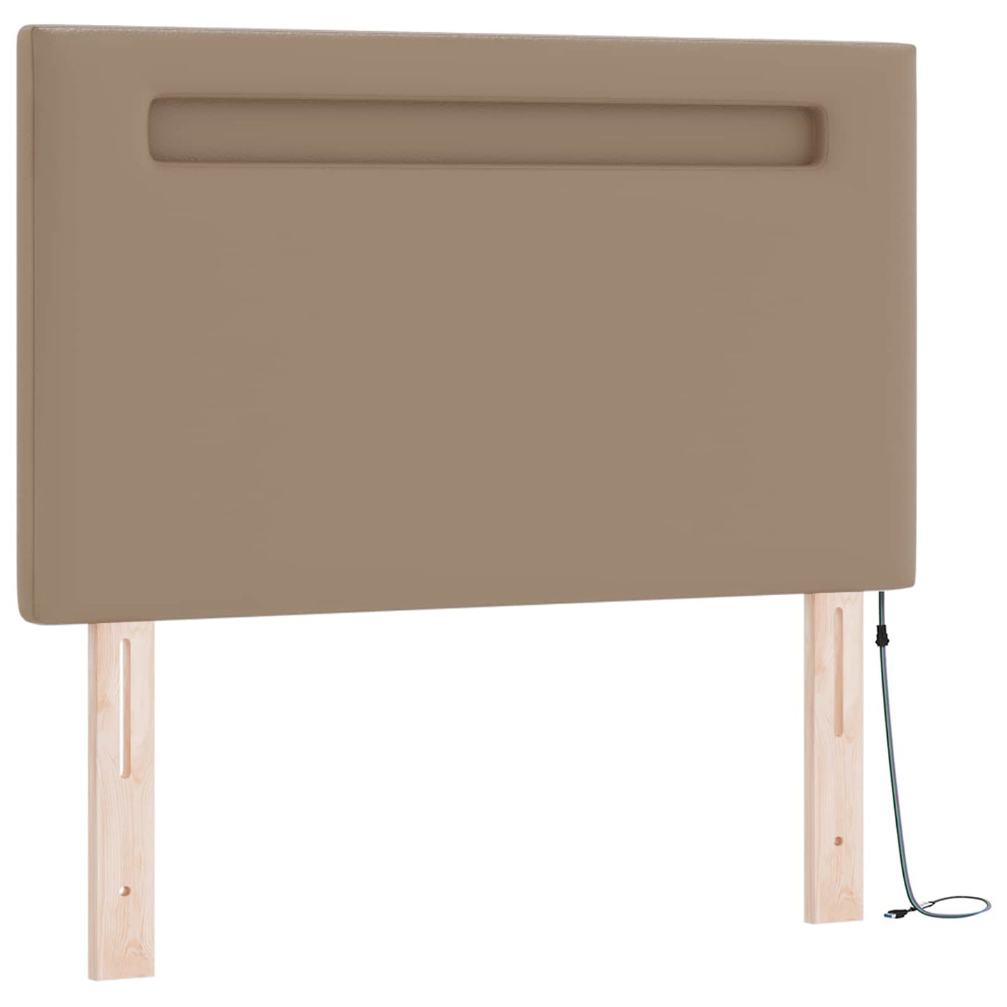 Boxspringbed met matras Cappuccino 120 x 200 cm Kunstleer is nu te koop bij PeponiXL, paradijselijk wonen!