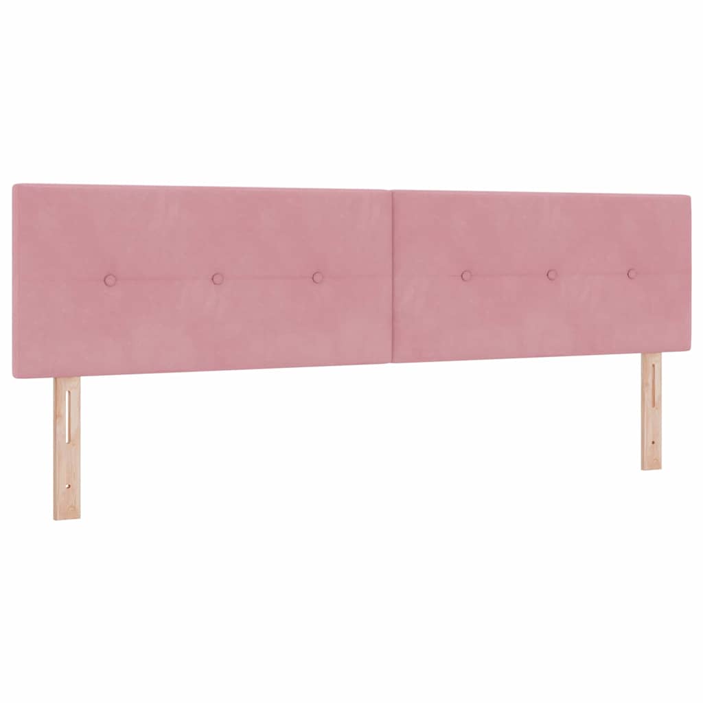 Boxspringbed met matras Roze 180 x 200 cm Fluweel is nu te koop bij PeponiXL, paradijselijk wonen!