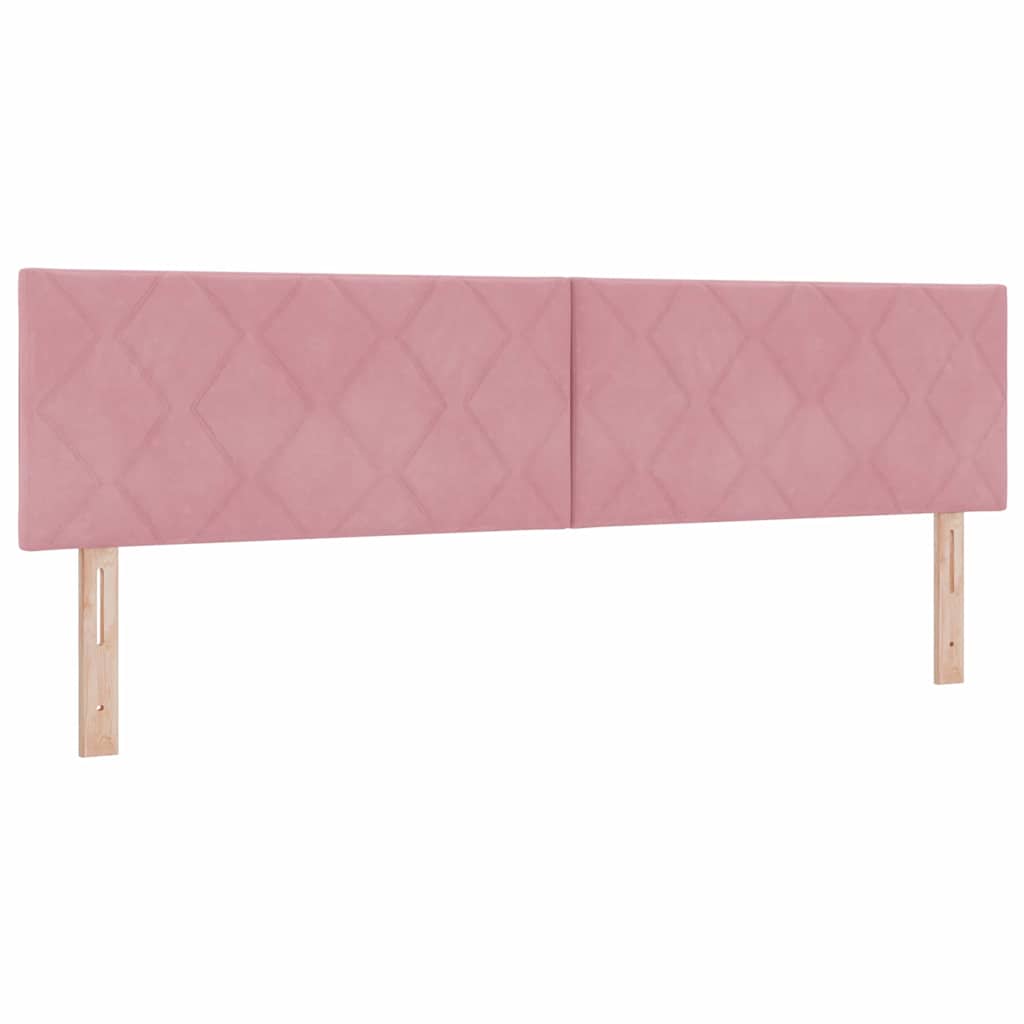 Boxspringbed met matras Roze 180 x 200 cm Fluweel is nu te koop bij PeponiXL, paradijselijk wonen!