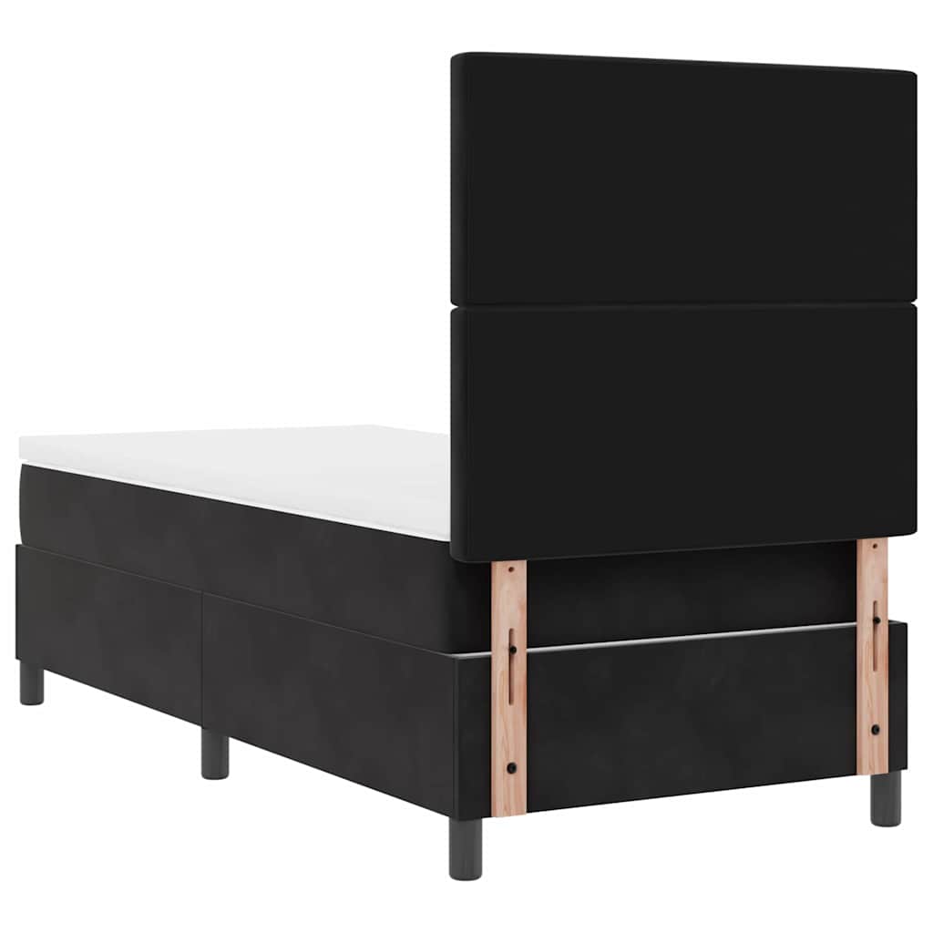 Boxspringbed met matras Zwart 100 x 200 cm Fluweel