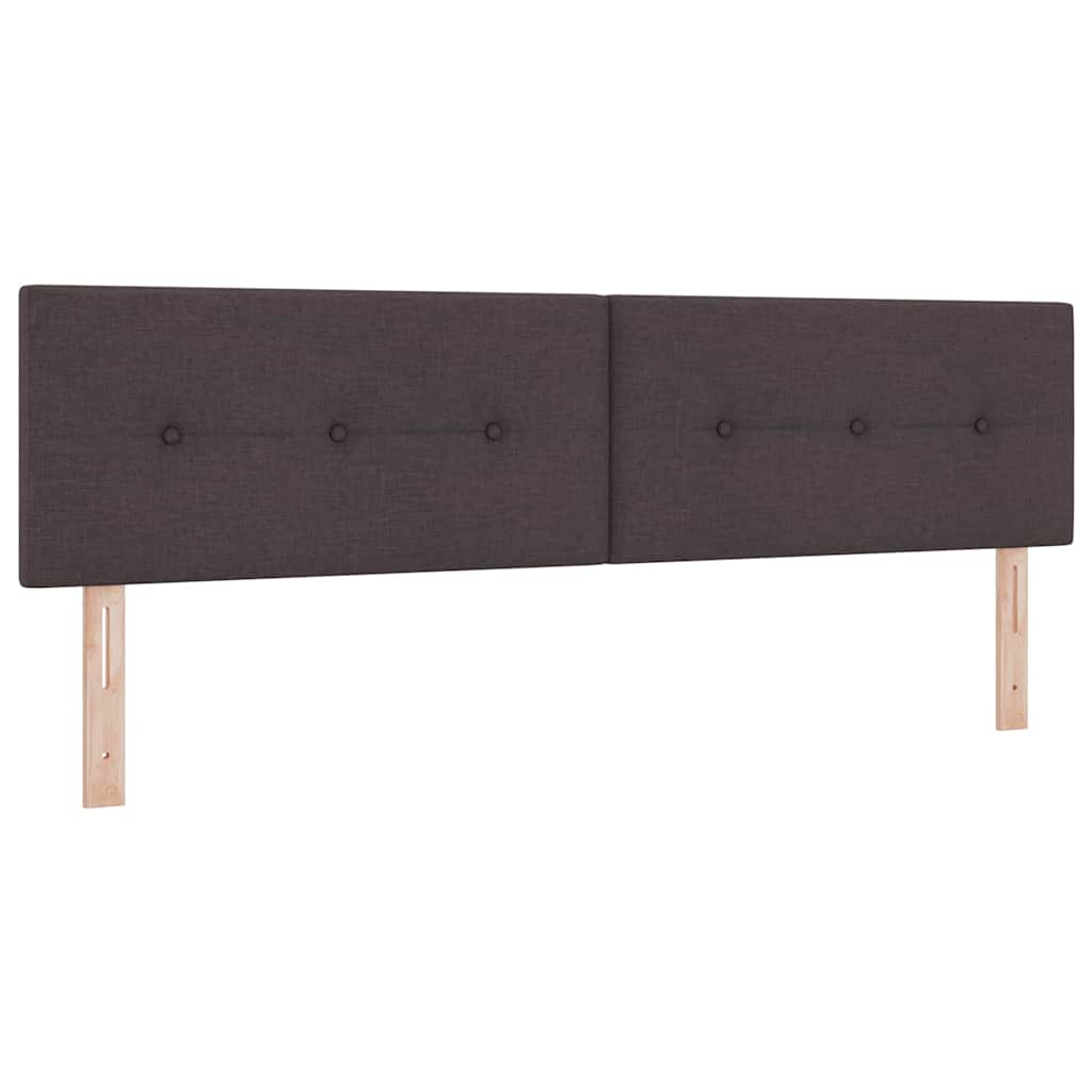 Boxspringbed met matras Donkerbruin 180 x 200 cm Stof is nu te koop bij PeponiXL, paradijselijk wonen!