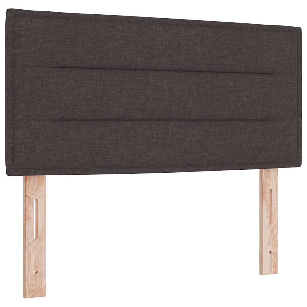 Boxspringbed met matras Donkerbruin 90 x 200 cm Stof is nu te koop bij PeponiXL, paradijselijk wonen!