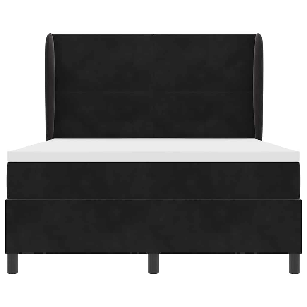 Boxspringbed met matras Zwart 200 x 140 cm Fluweel is nu te koop bij PeponiXL, paradijselijk wonen!
