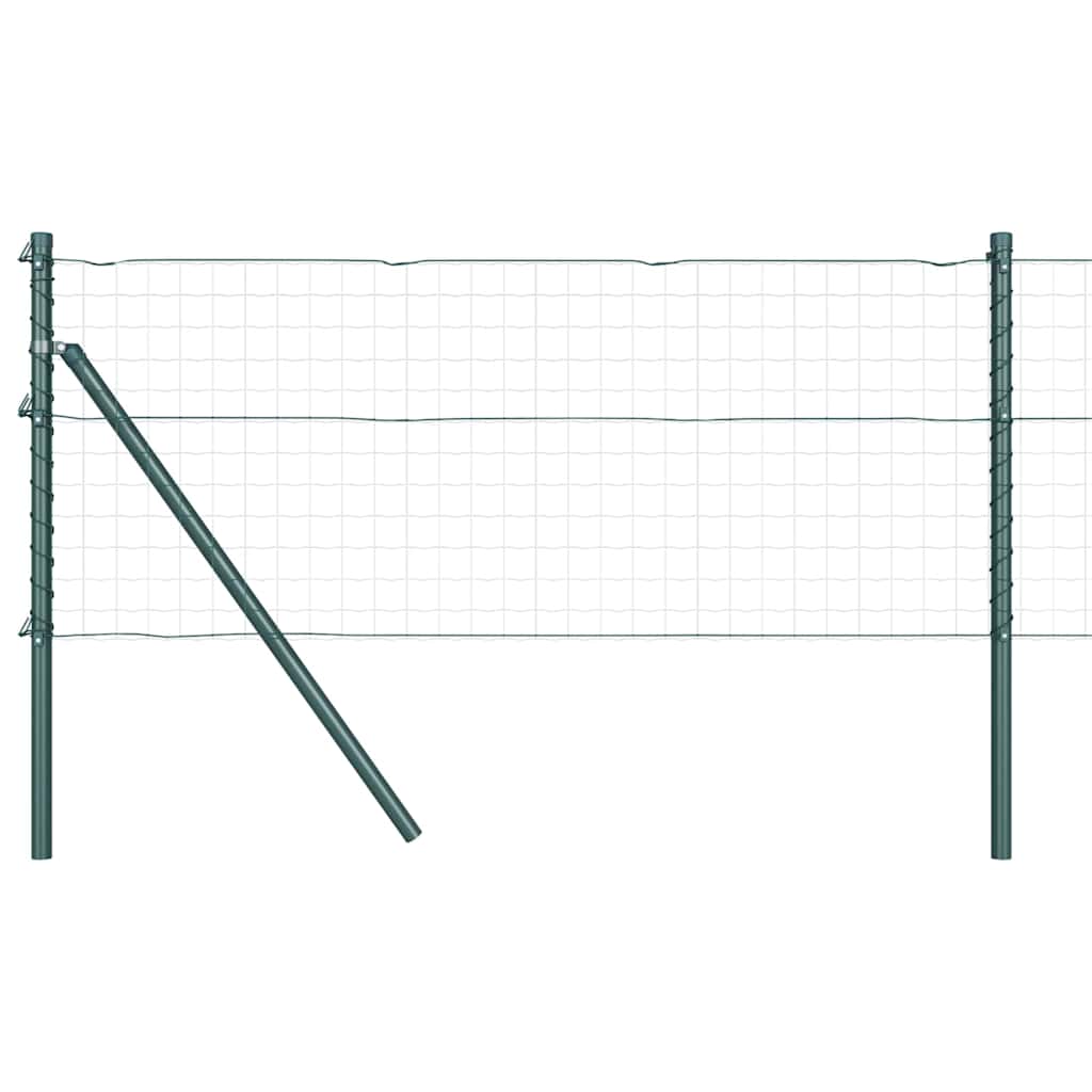 Afrasteringspaal 52 pcs Groen 3,2 x 3,2 x 120 cm is nu te koop bij PeponiXL, paradijselijk wonen!