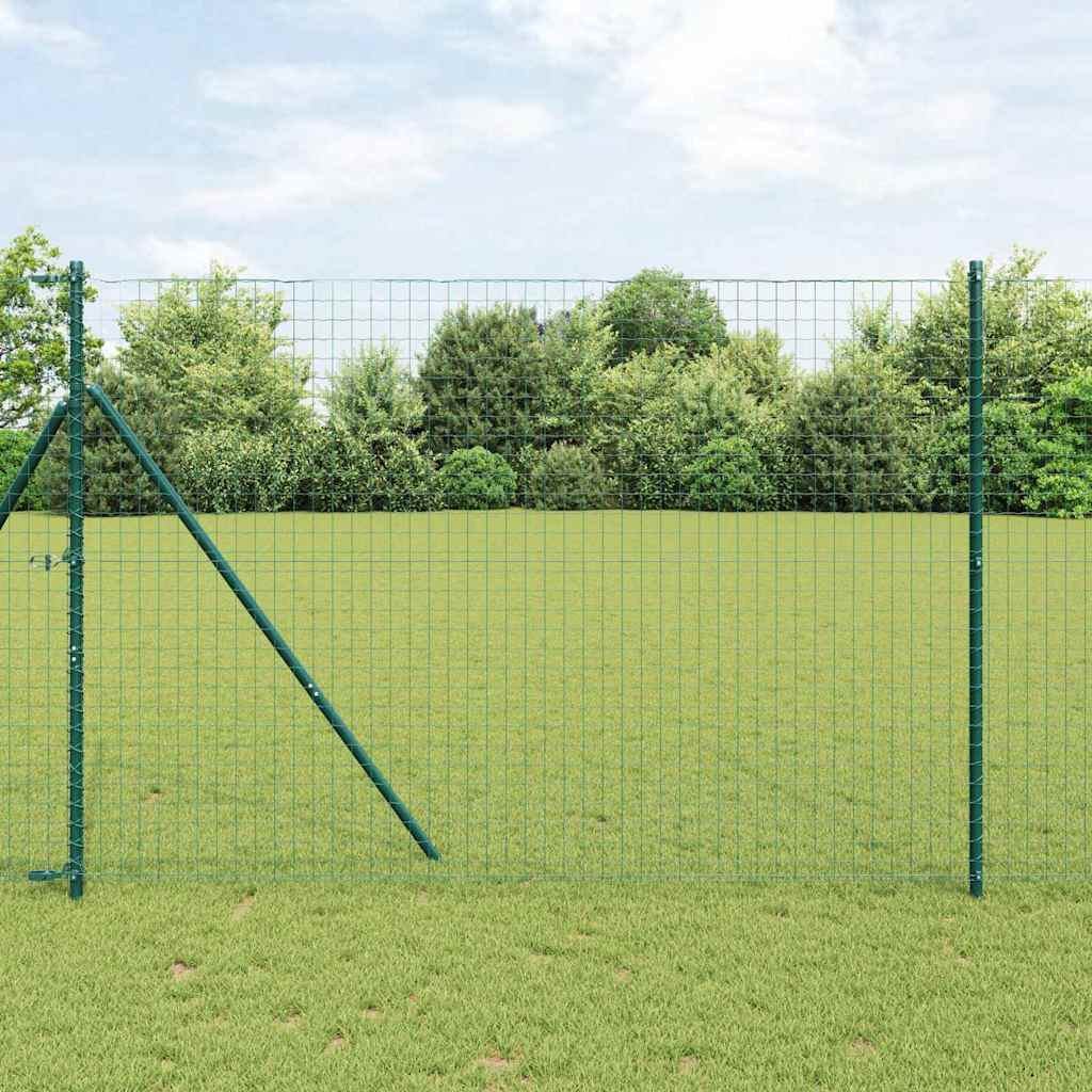 Afrasteringspaal 52 pcs Groen 3,2 x 3,2 x 200 cm is nu te koop bij PeponiXL, paradijselijk wonen!