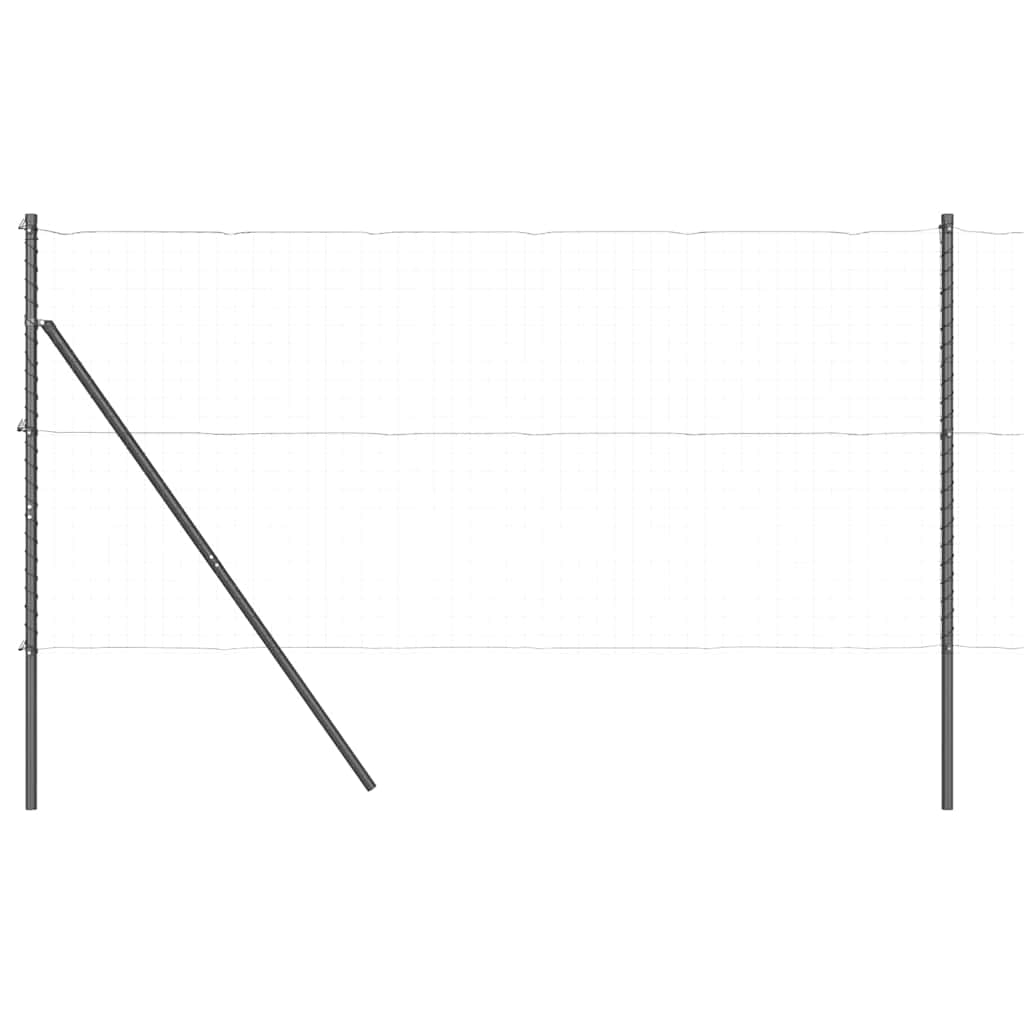 Afrasteringspaal 52 pcs Grijs 3,2 x 3,2 x 170 cm is nu te koop bij PeponiXL, paradijselijk wonen!