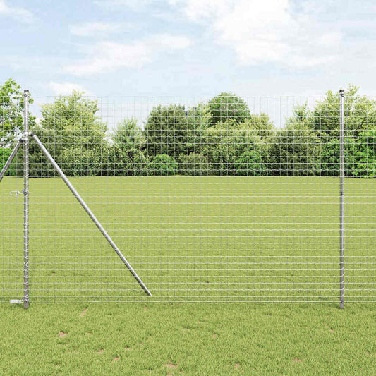 Afrasteringspaal 52 pcs Grijs 3,2 x 3,2 x 210 cm is nu te koop bij PeponiXL, paradijselijk wonen!