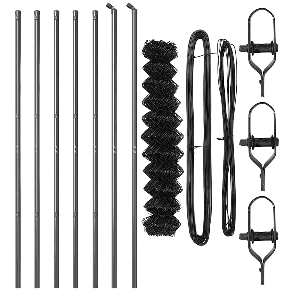 Afrasteringspaal Grijs 10 x 1,2 m (40 x 40 mm gaas) is nu te koop bij PeponiXL, paradijselijk wonen!