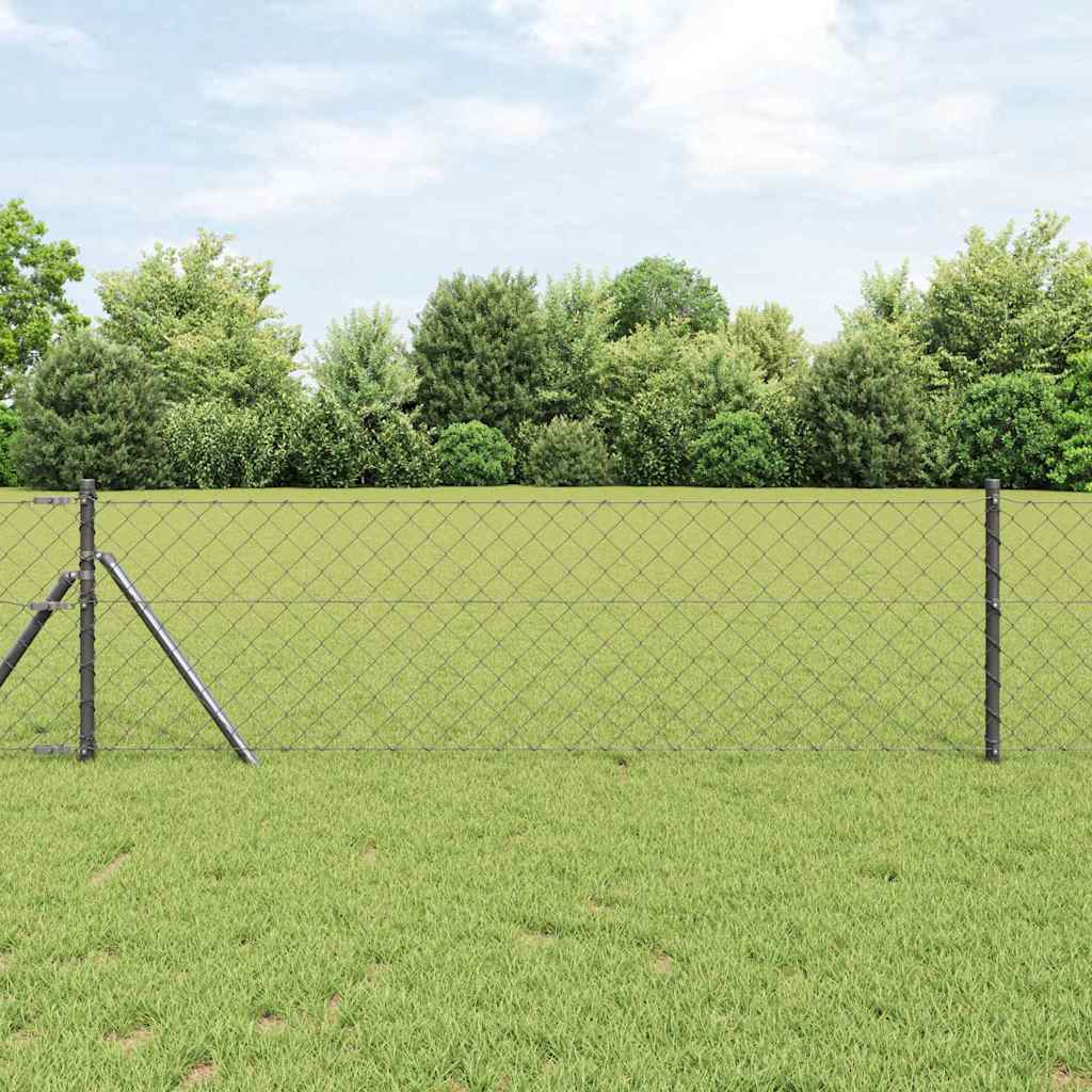 Afrasteringspaal Grijs 10 x 0,8 m (60 x 60 mm gaas) is nu te koop bij PeponiXL, paradijselijk wonen!