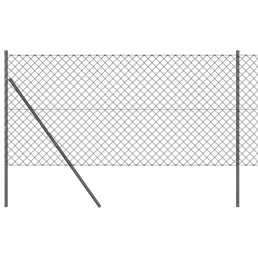 Afrasteringspaal Grijs 10 x 1,2 m (60 x 60 mm gaas) is nu te koop bij PeponiXL, paradijselijk wonen!
