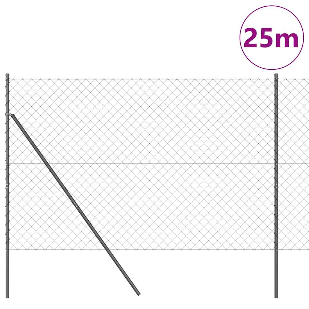 Afrasteringspaal Grijs 25 x 1,6 m (60 x 60 mm gaas) is nu te koop bij PeponiXL, paradijselijk wonen!