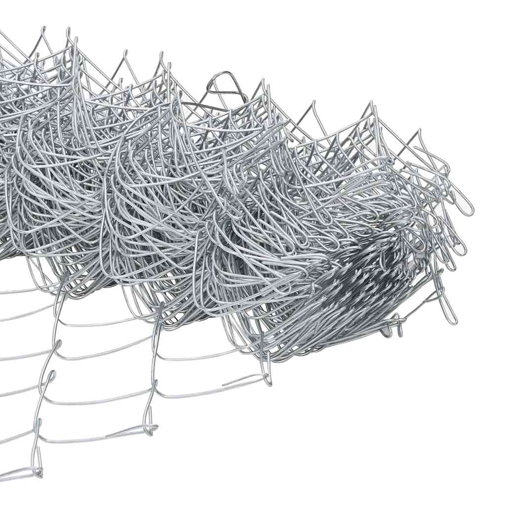Afrasteringspaal Zilver 10 x 1,2 m (60 x 60 mm gaas) Staal is nu te koop bij PeponiXL, paradijselijk wonen!