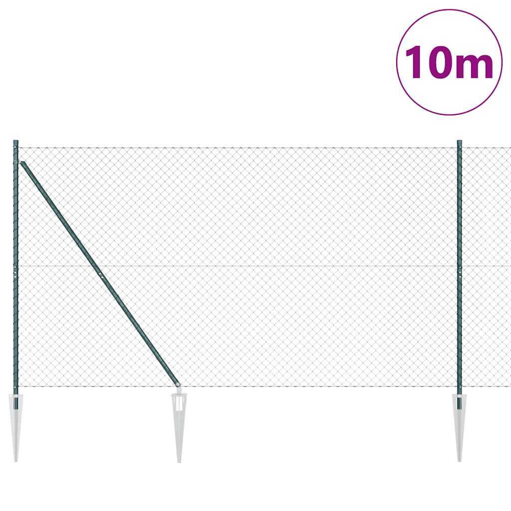 Afrasteringspaal Groen 10 x 1,5 m (40 x 40 mm gaas) is nu te koop bij PeponiXL, paradijselijk wonen!
